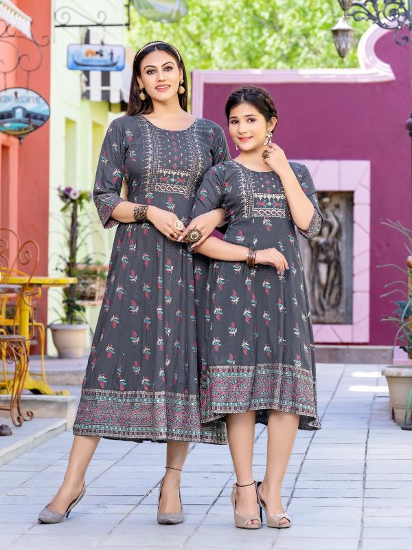 Banwery Me And Mom Vol 2 Mother Daughter Designer Kurti Collection